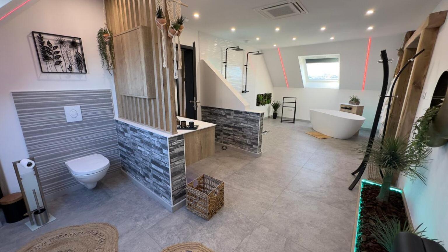 Maison Gite Chez Nounou Sauna Jacuzzi Jardin Arbore Etting 外观 照片